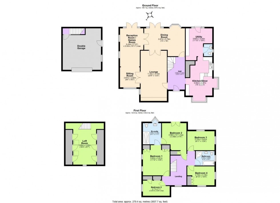 Floorplan for Lower Moor Road, Coleorton