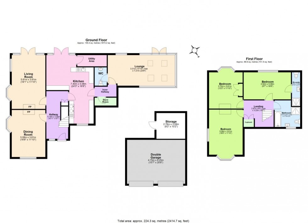 Floorplan for Vicarage Lane, Ruddington, Nottingham