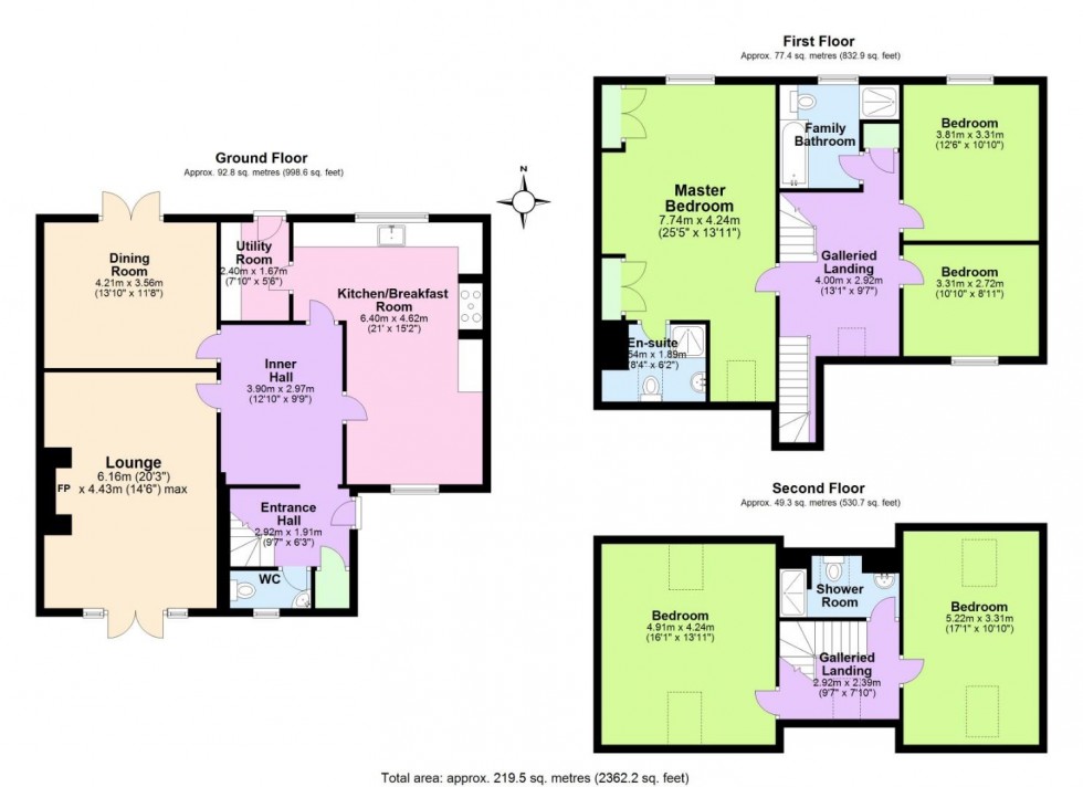 Floorplan for Old Melton Road, Widmerpool, Nottingham