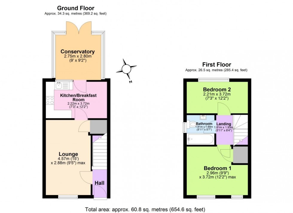 Floorplan for Primrose Meadow, Midway