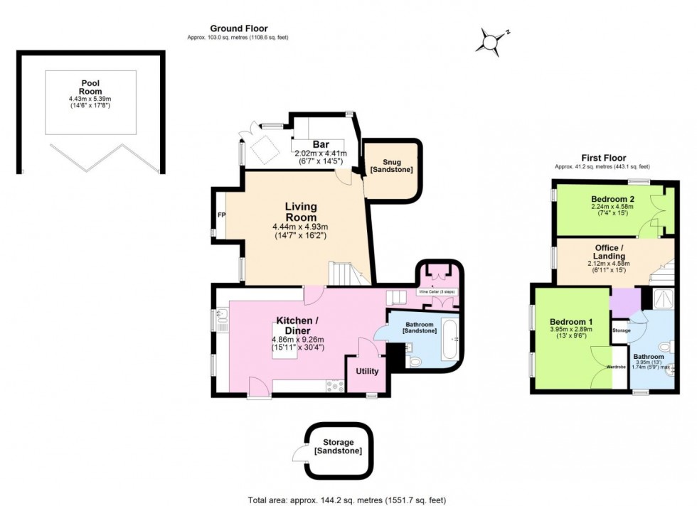 Floorplan for Quatford, Bridgnorth