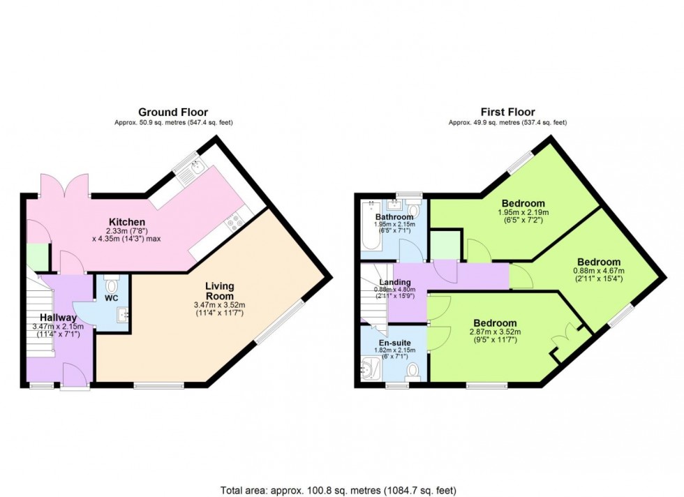 Floorplan for Shelford Road, Radcliffe-On-Trent, Nottingham
