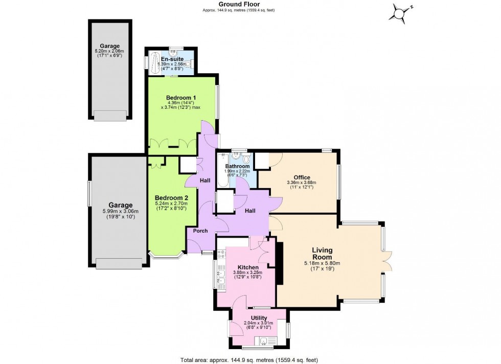 Floorplan for Stanton Lane, Keyworth, Nottingham