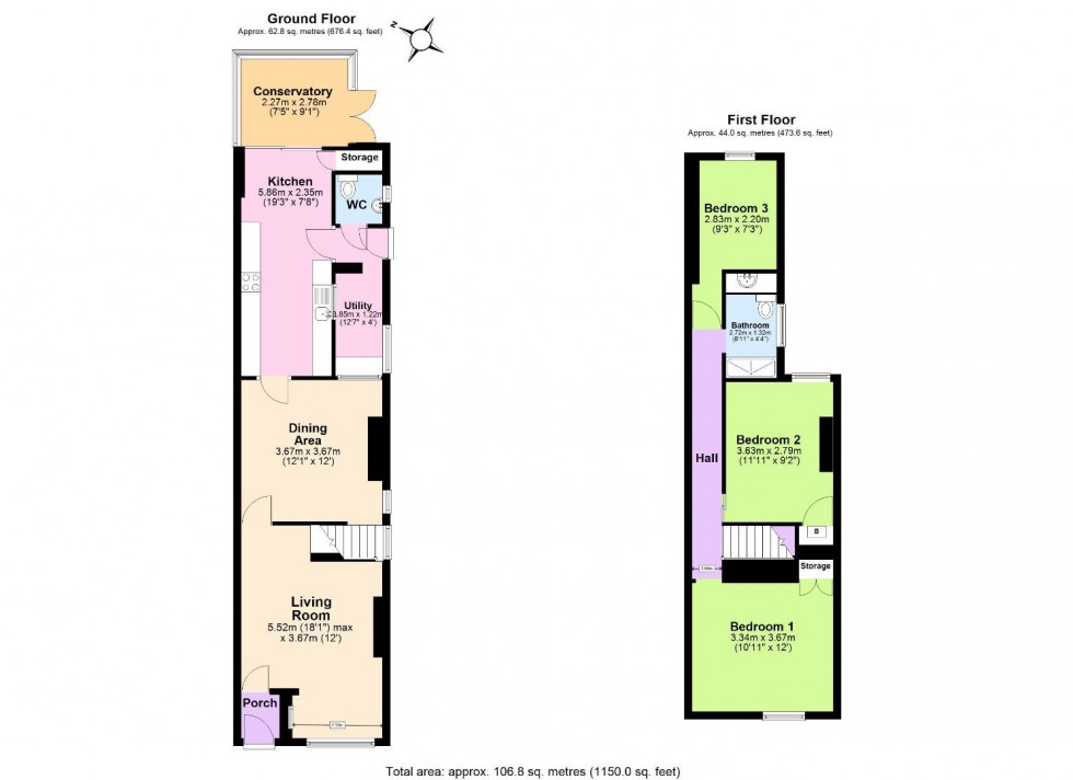 Floorplan for Moira Road, Donisthorpe