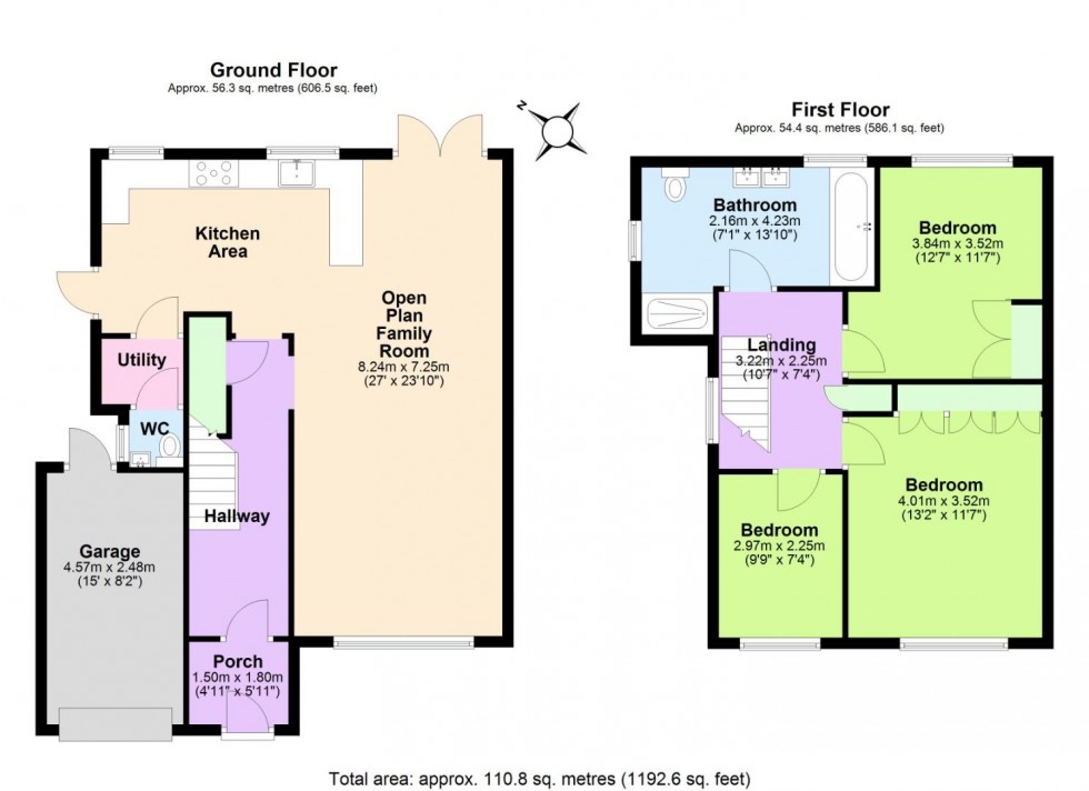 Floorplan for Fabis Drive, Nottingham