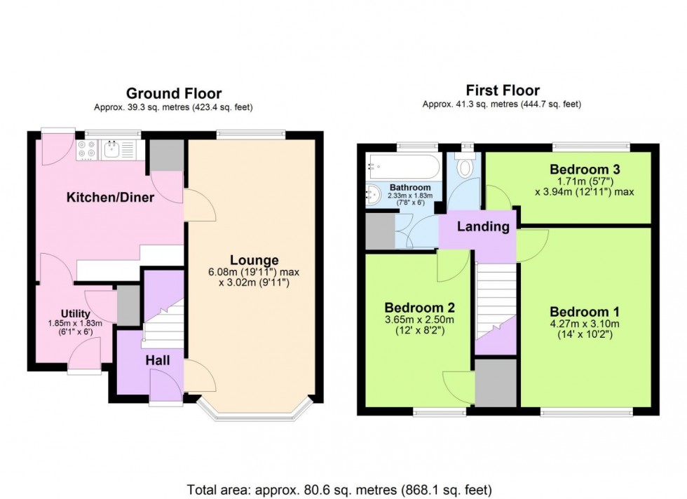 Floorplan for Renton Grove, Wolverhampton