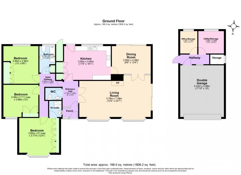 Floorplan for The Leys, Normanton on the Wolds, Nottingham