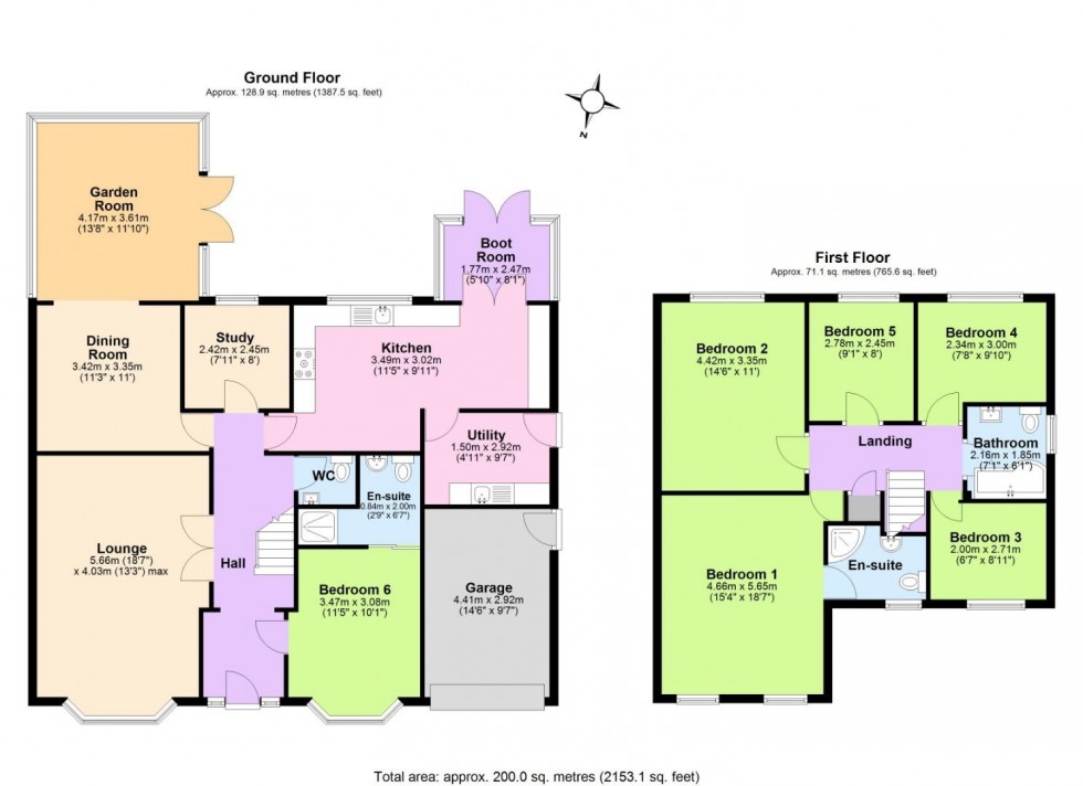Floorplan for Windermere Avenue, Ashby-De-La-Zouch