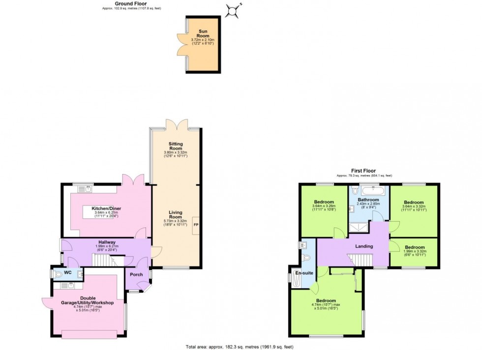 Floorplan for Bolton Lane, Hose, Melton Mowbray