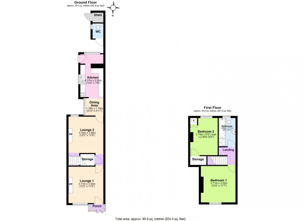 Floorplan for Dimmock Street, Wolverhampton