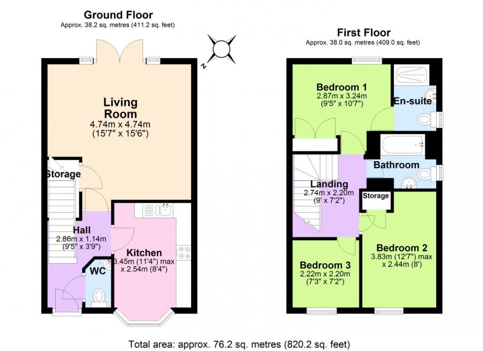 Floorplan for Isaac Grove, Ashby-De-La-Zouch