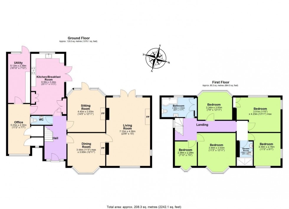 Floorplan for Willesley Road, Ashby-De-La-Zouch