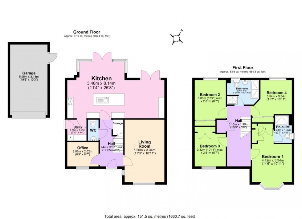Floorplan for Lowe Street, Hugglescote