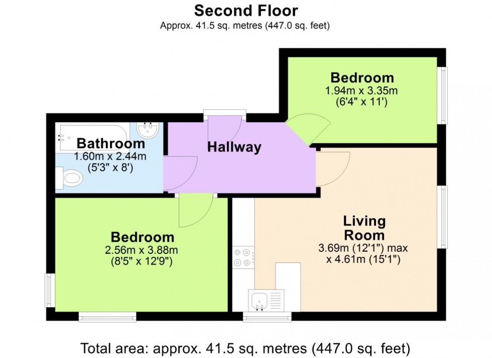 Floorplan for Musters Road, West Bridgford, Nottingham