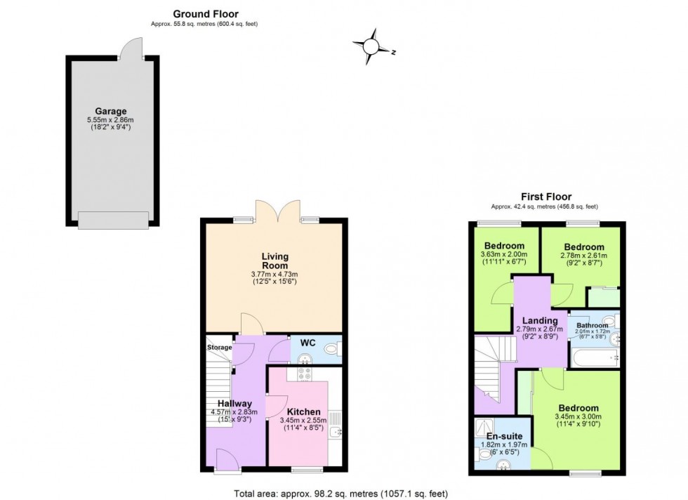 Floorplan for Kenny Lane, Nottingham