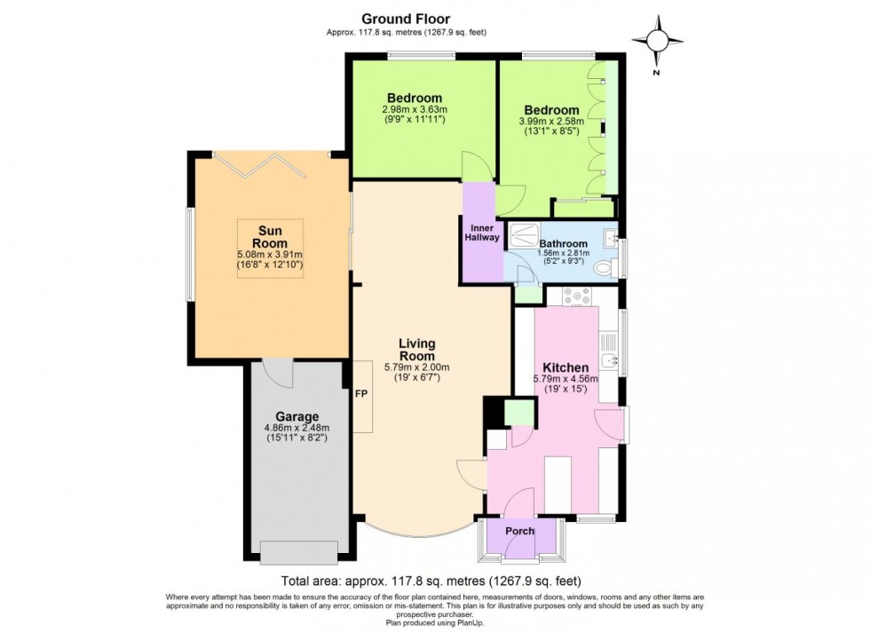 Floorplan for Laurel Avenue, Keyworth