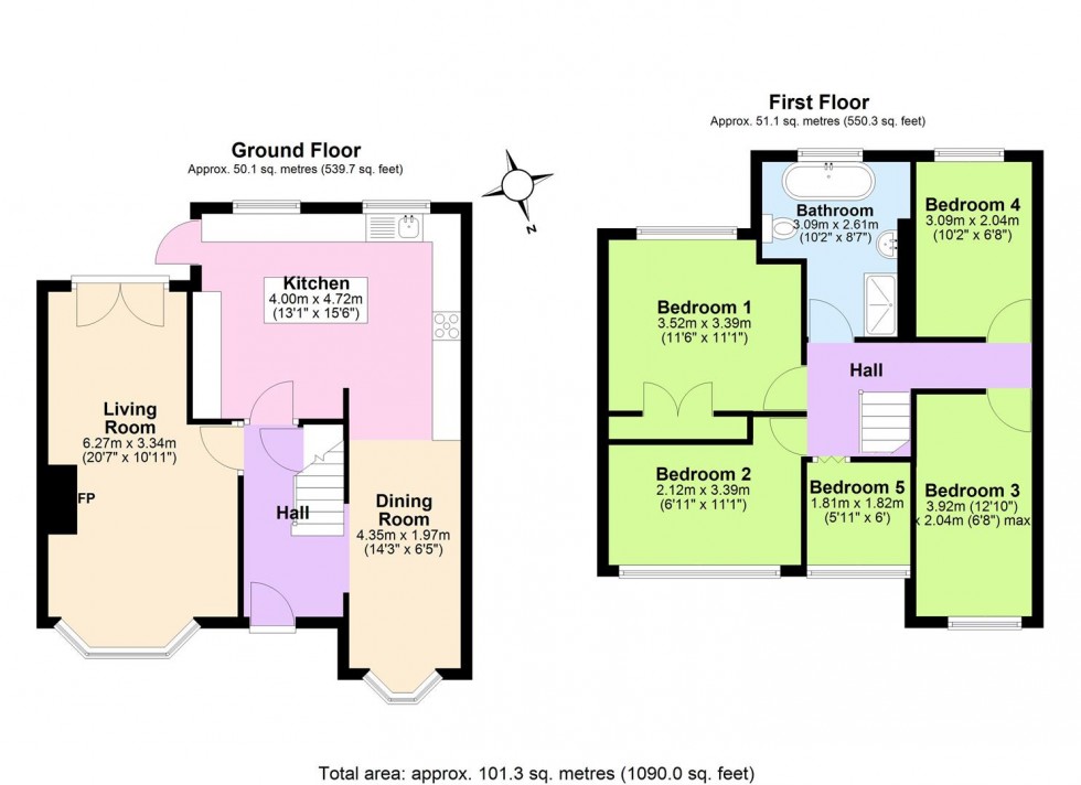 Floorplan for Sunbeam, Tamworth