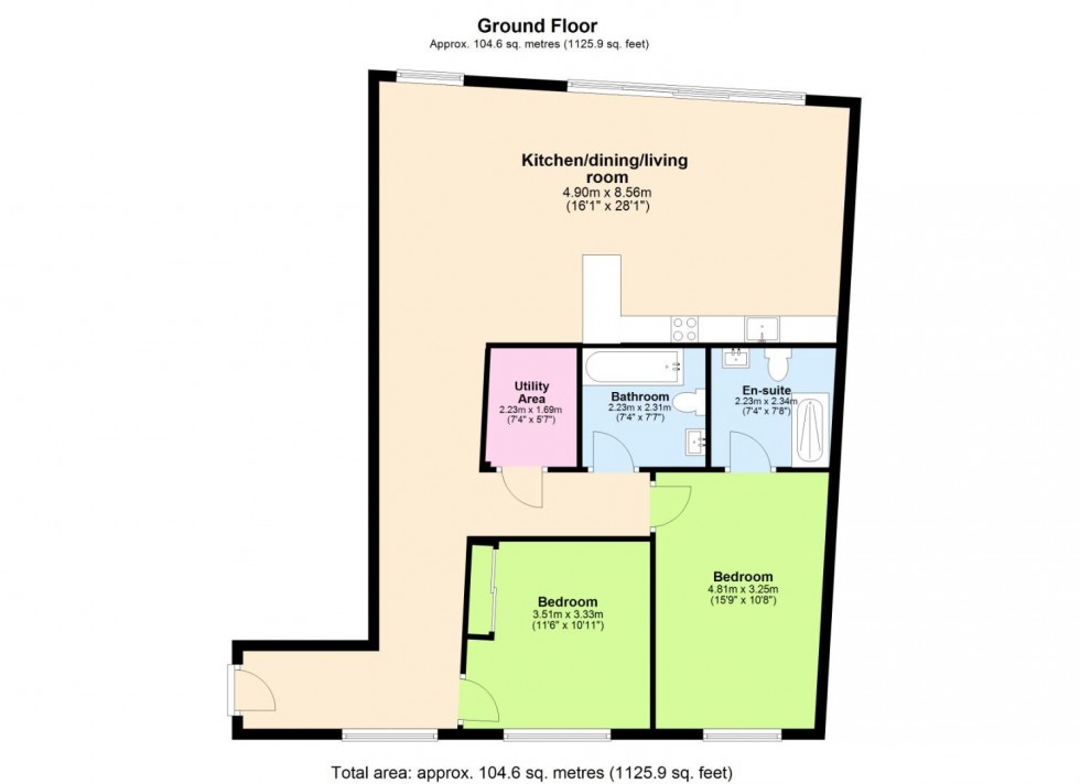 Floorplan for Pavilion Road, West Bridgford, Nottingham