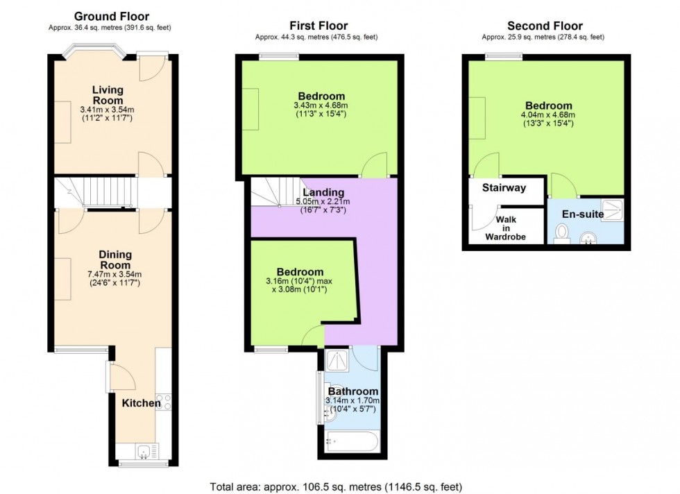 Floorplan for Wilford Crescent West, Nottingham