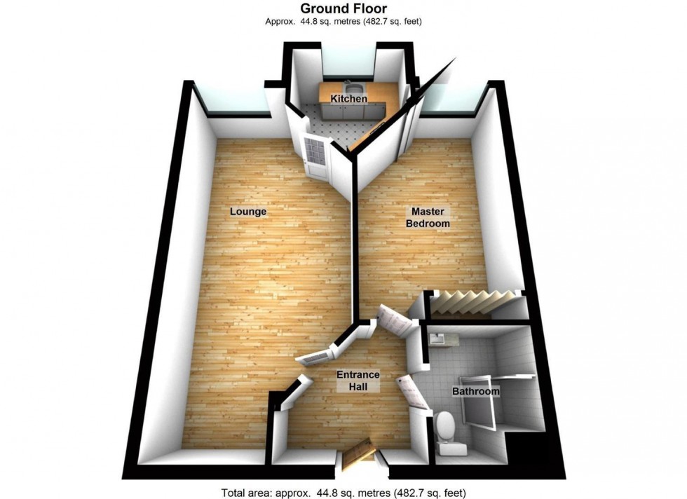 Floorplan for Giles Court, Rectory Road, West Bridgford