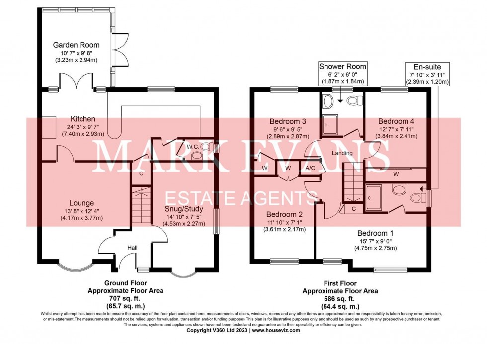 Floorplan for Lindisfarne, Abbotsgate, Tamworth