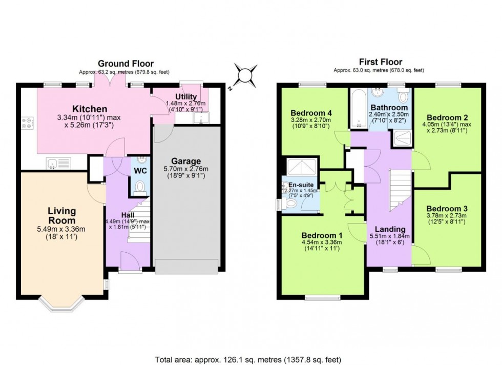 Floorplan for School Lane, Ashby-De-La-Zouch
