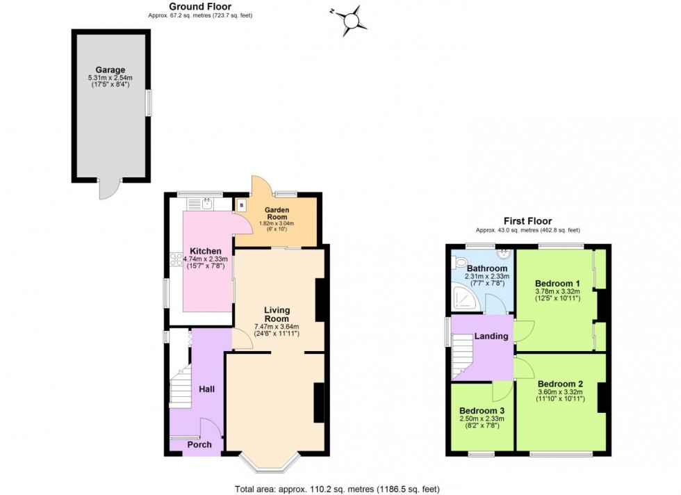 Floorplan for Burton Road, Measham
