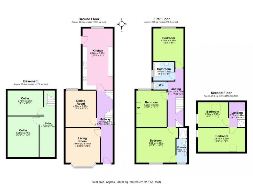 Floorplan for Mabel Grove, West Bridgford, Nottingham