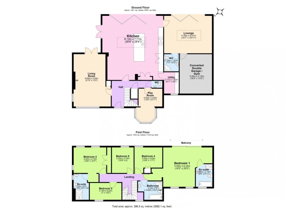 Floorplan for Bradleys Yard, Plumtree