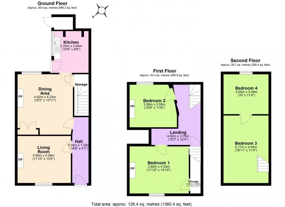 Floorplan for High Street, Measham