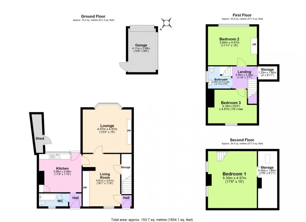 Floorplan for High Street, Measham