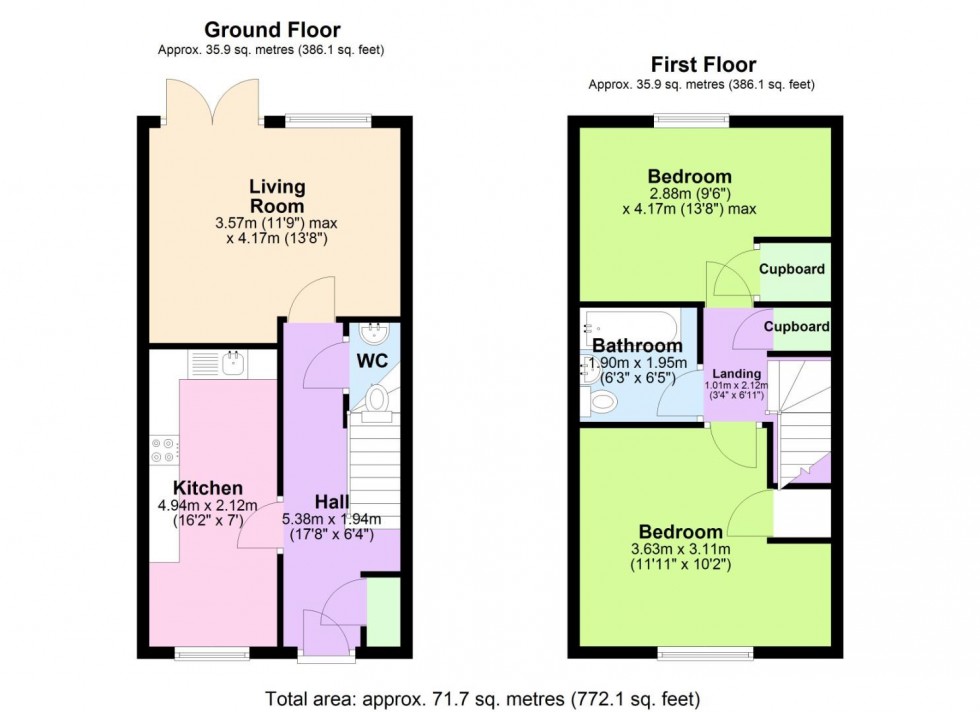 Floorplan for Coralin Place, Edwalton