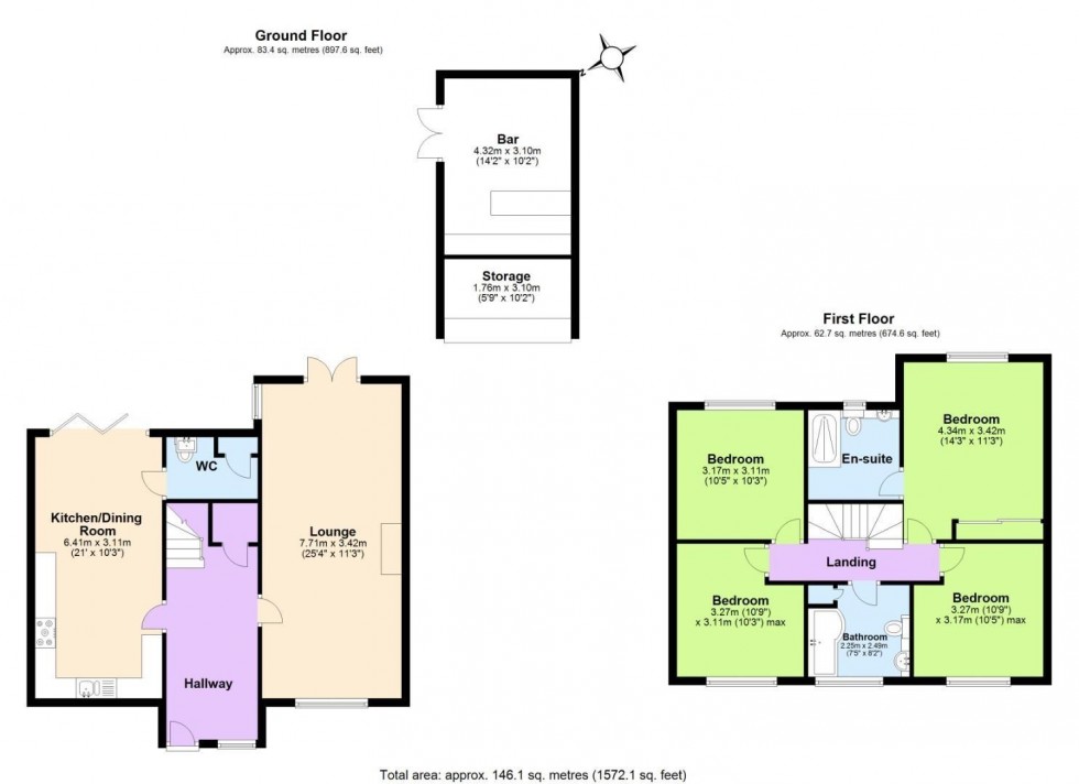Floorplan for Park Road, Newhall