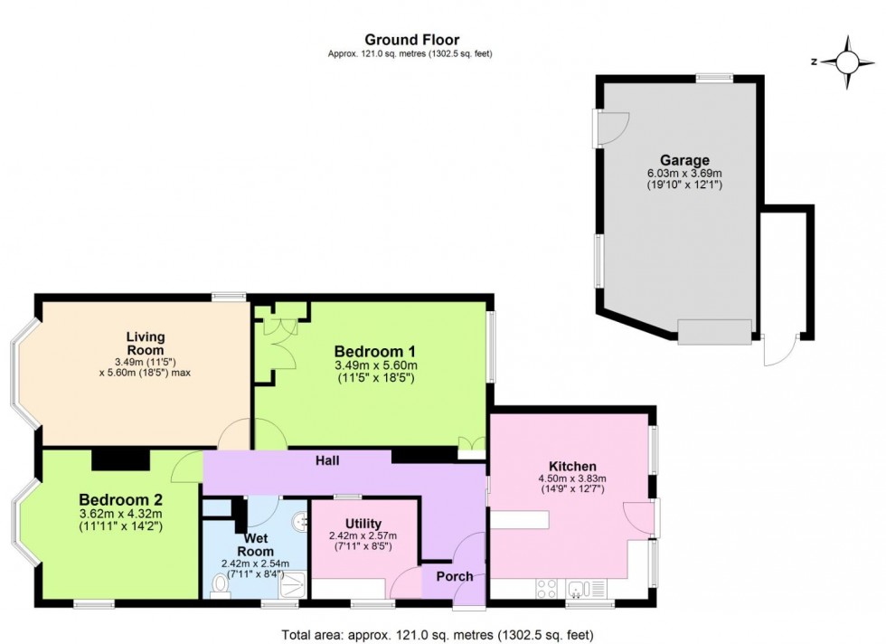 Floorplan for Burton Road, Overseal, Swadlincote
