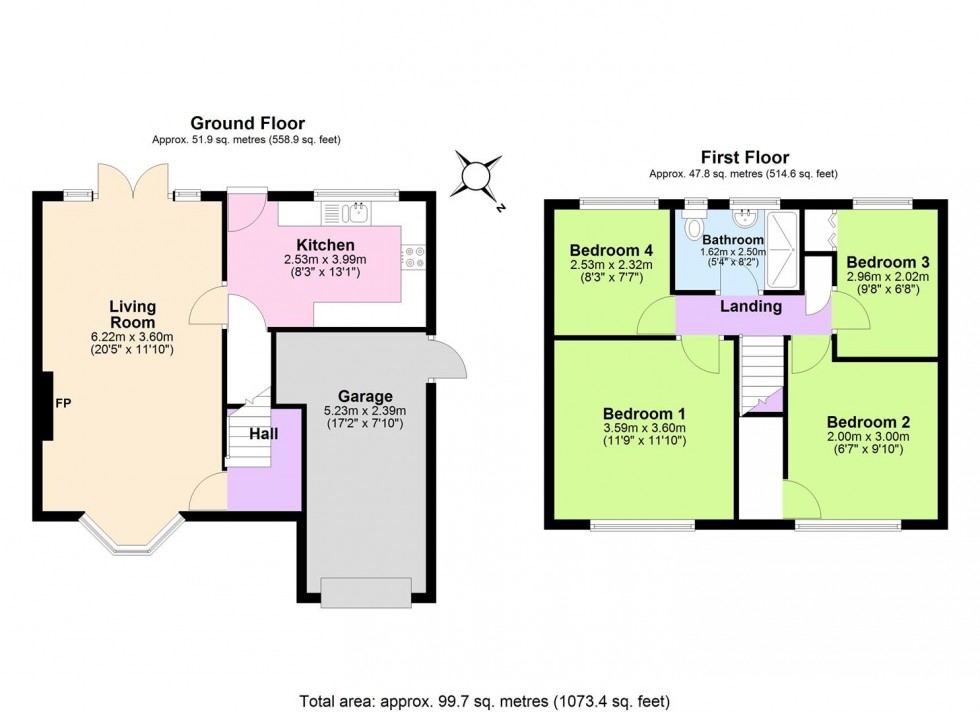 Floorplan for Melford, Tamworth