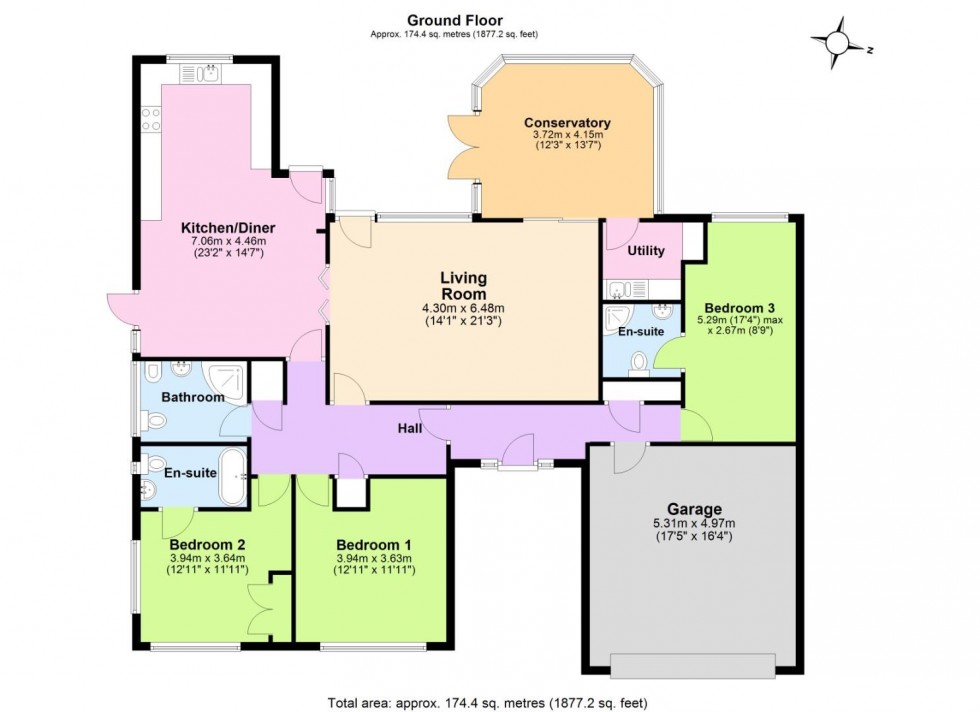 Floorplan for Normanton Road, Packington