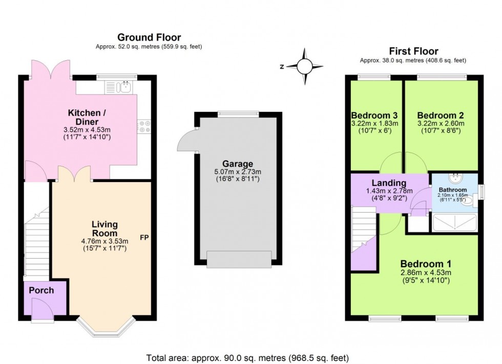 Floorplan for Swallow Road, Woodville