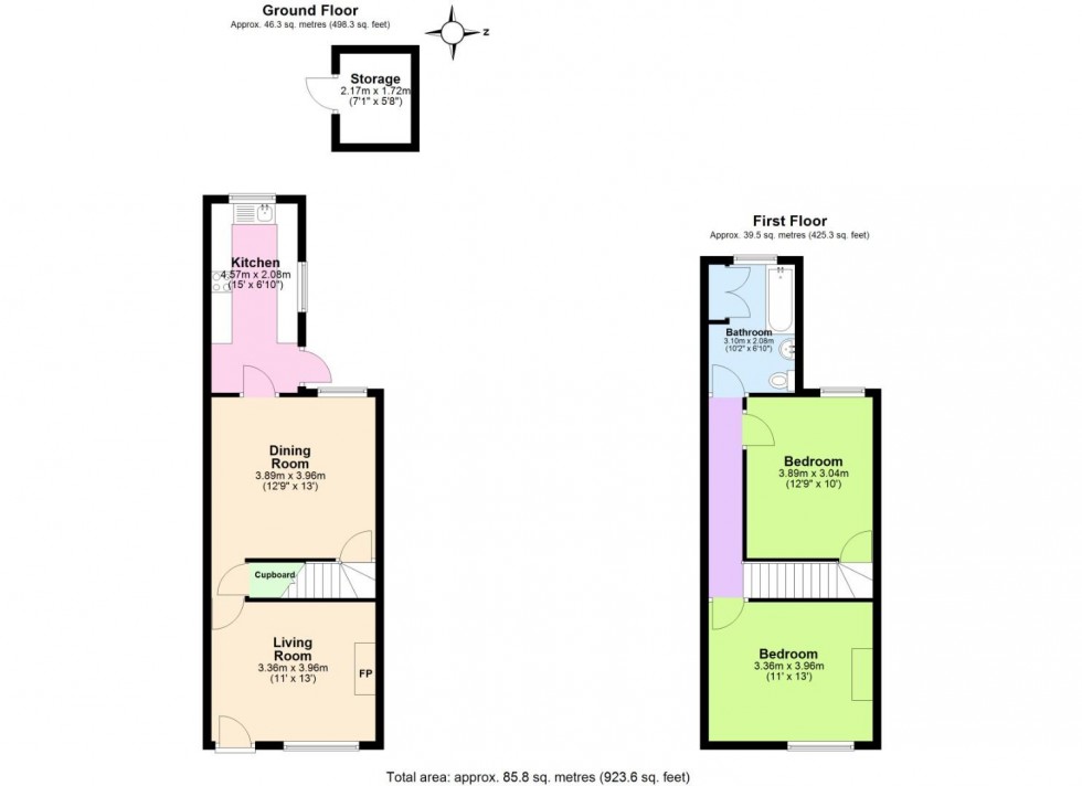 Floorplan for Ruddington Lane, Nottingham