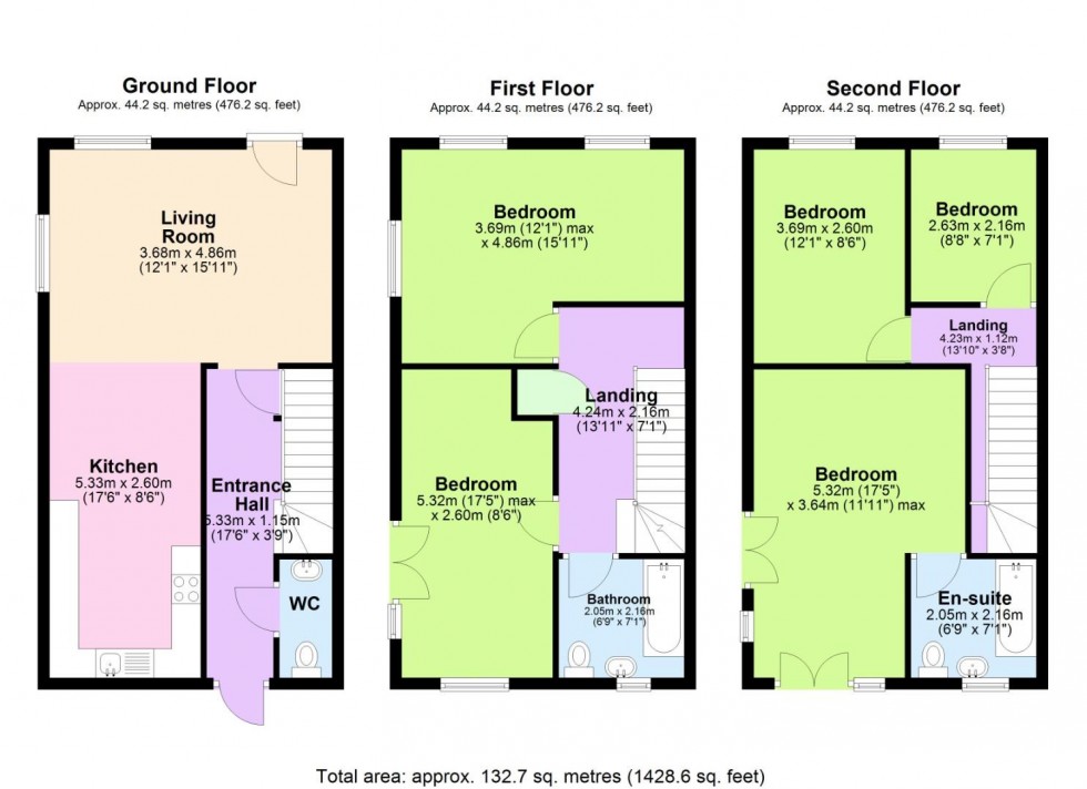 Floorplan for Haydn Road, Nottingham