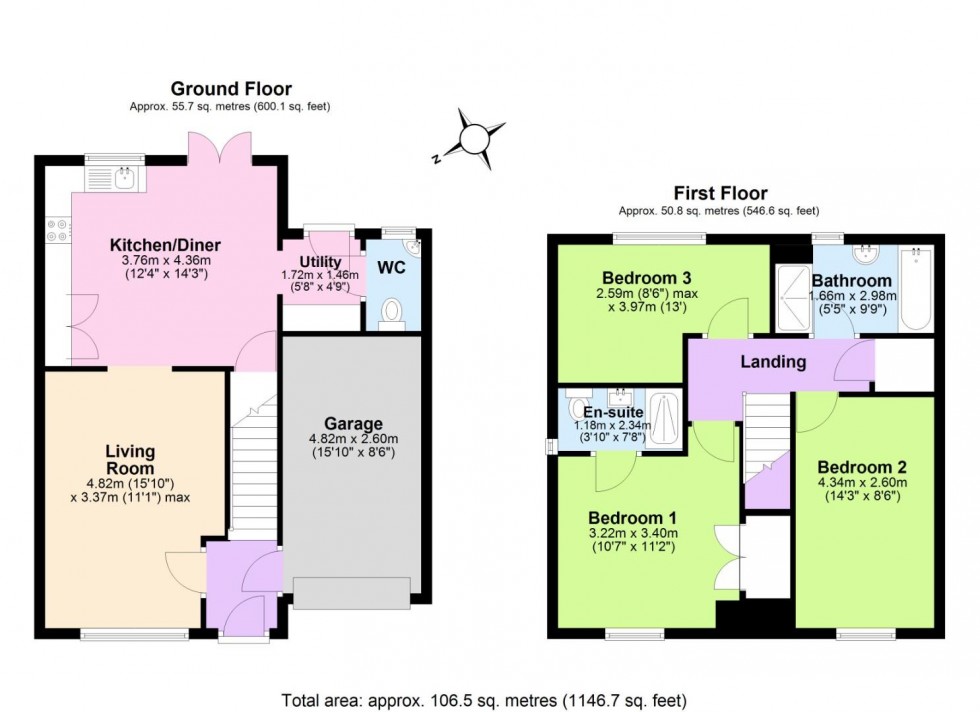 Floorplan for School Lane, Ashby-De-La-Zouch