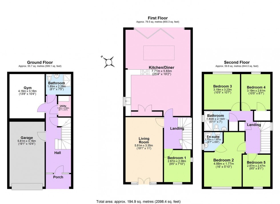 Floorplan for Coventry Road, Kingsbury, Tamworth
