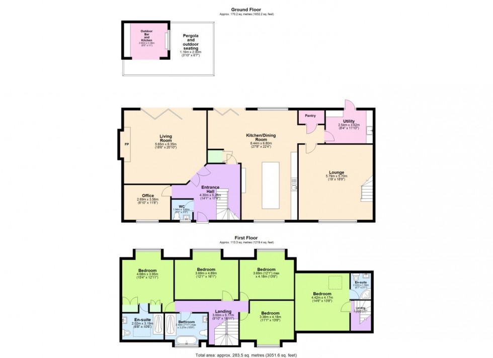 Floorplan for Main Street, Wysall, Nottingham