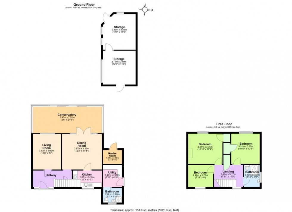 Floorplan for Dawsons Road, Osgathorpe