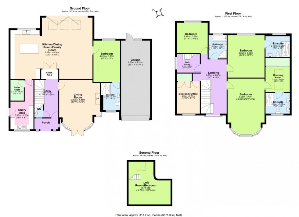 Floorplan for Selby Road, West Bridgford, Nottingham