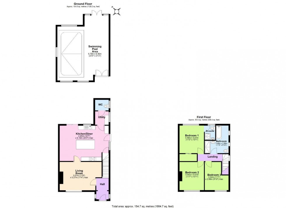Floorplan for Tower Road, Hartshorne