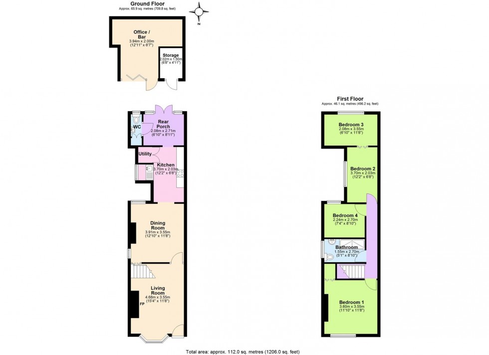 Floorplan for Birchmoor Road, Birchmoor, Tamworth