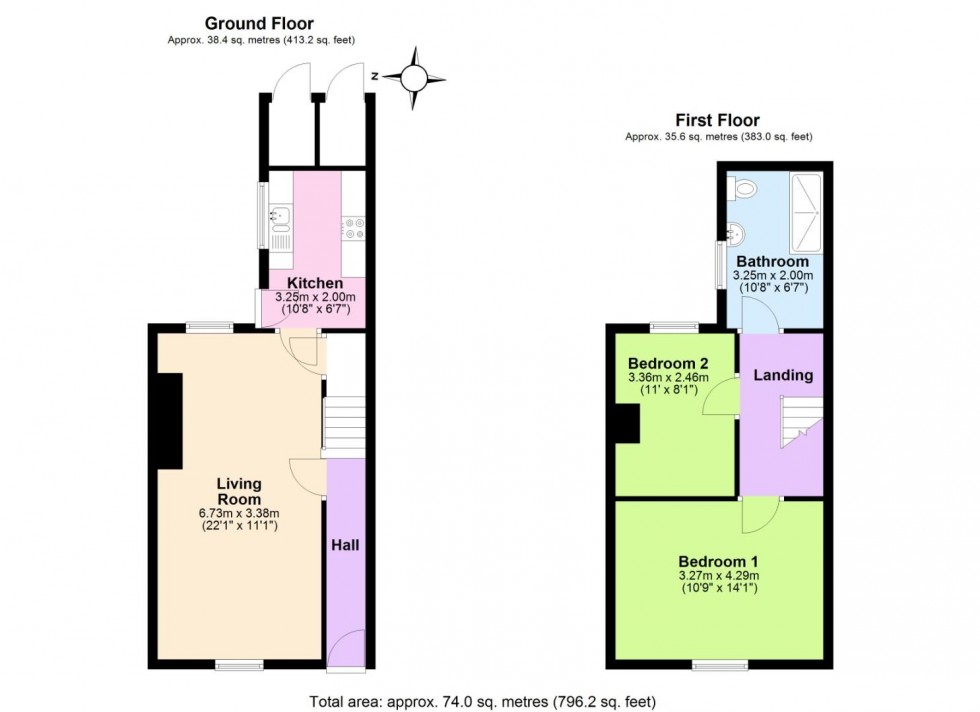 Floorplan for Hastings Road, Swadlincote