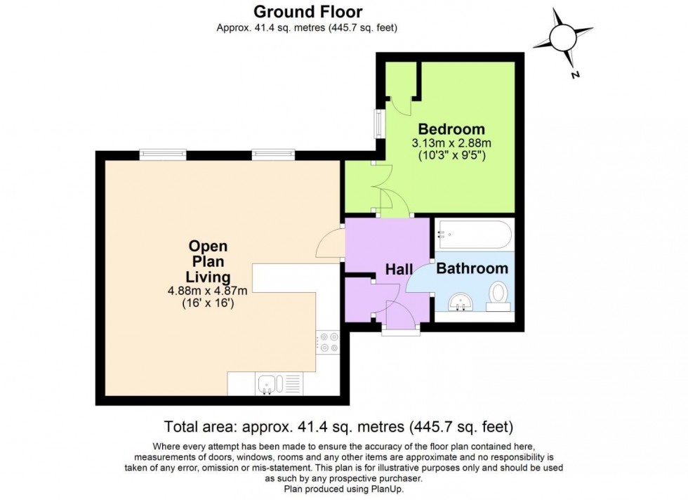 Floorplan for Radcliffe Road, West Bridgford, Nottingham
