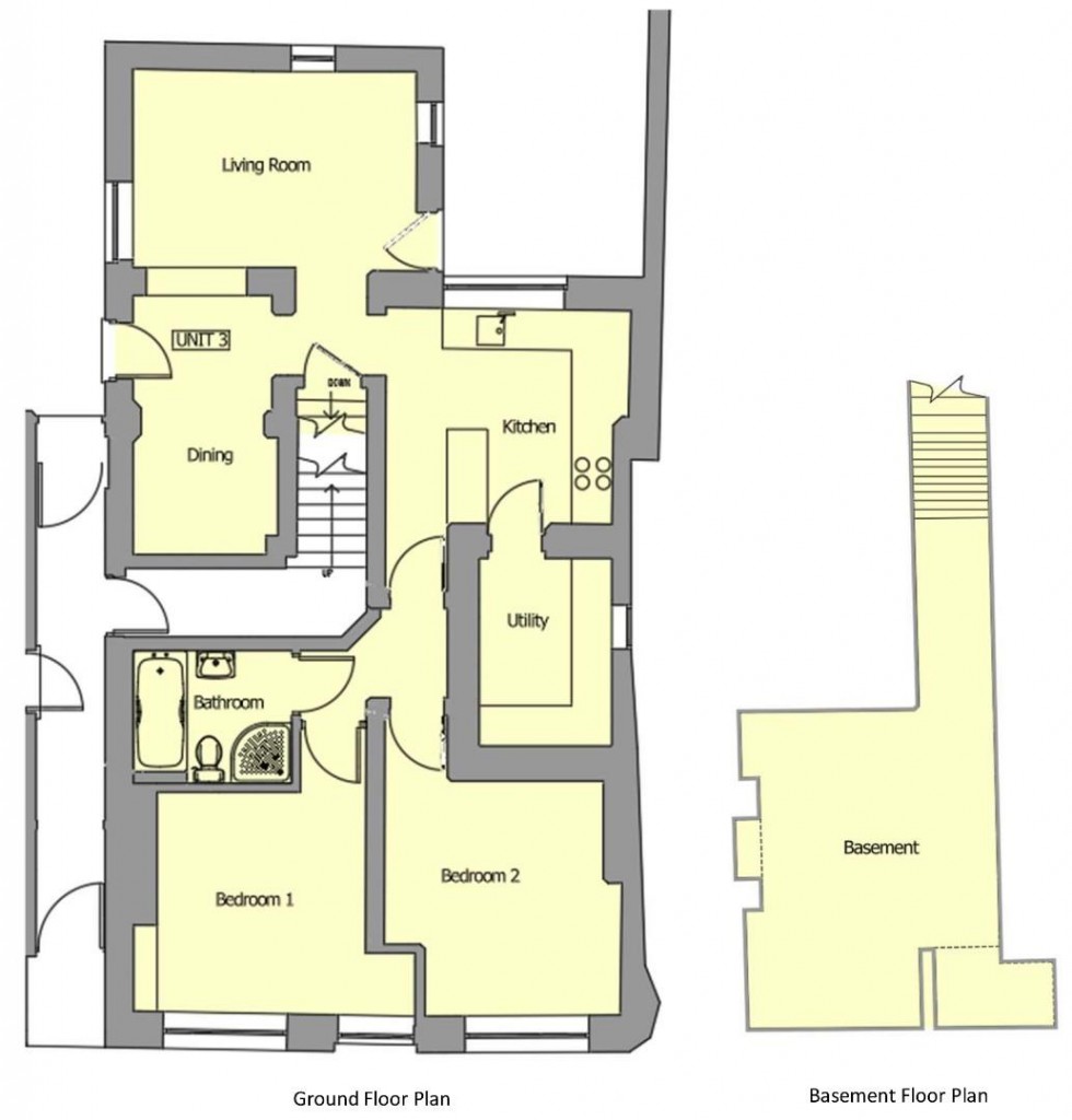 Floorplan for 3 Kilwardby House, Kilwardby Street, Ashby De La Zouch