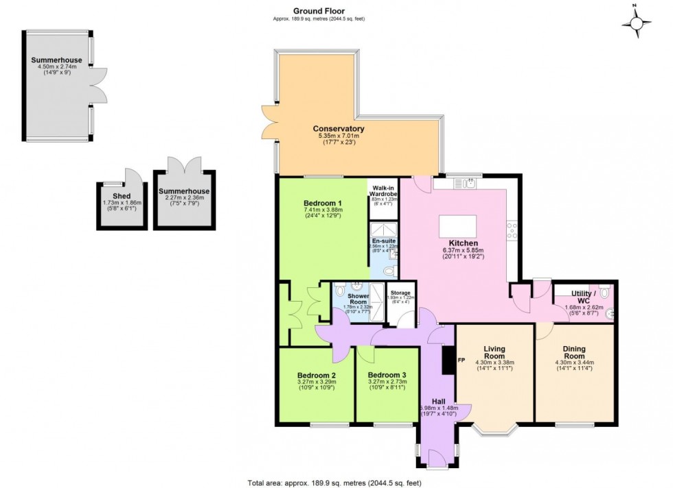 Floorplan for Claverley, Wolverhampton